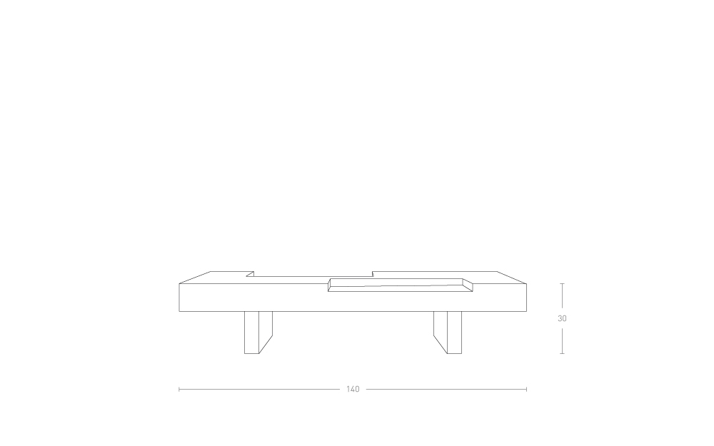 Dimensoes do produto mesa de centro cava