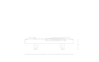 Dimensoes do produto mesa de centro cava
